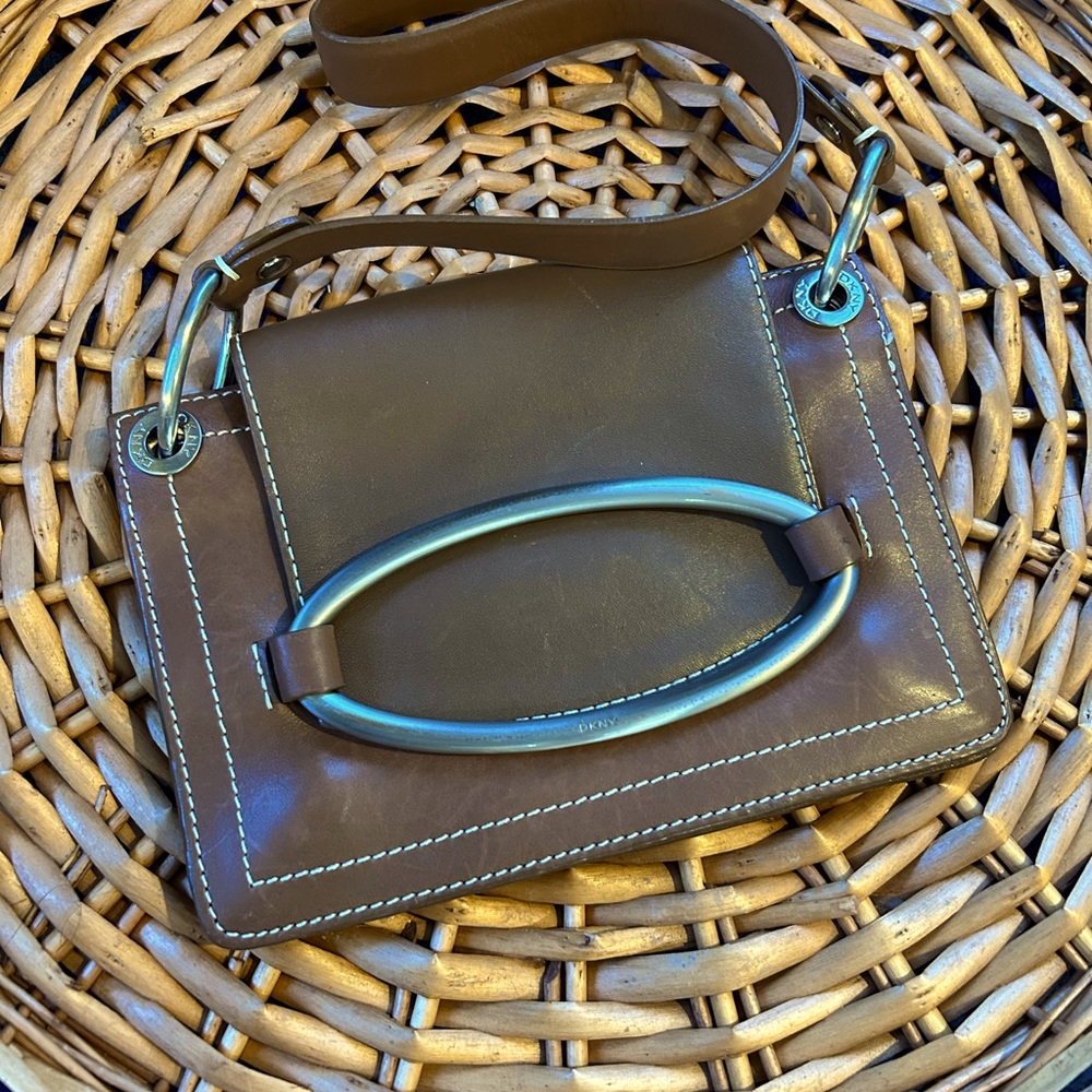 DKNY mini bag. So cute & so unique 🥰